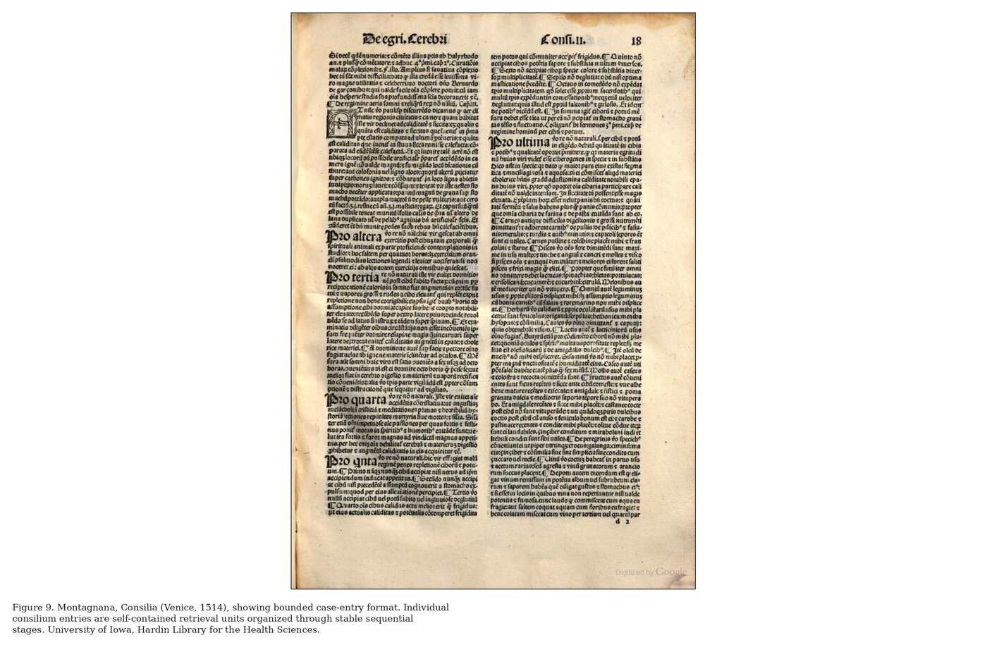 Bartolomeo Montagnana, Consilia medica